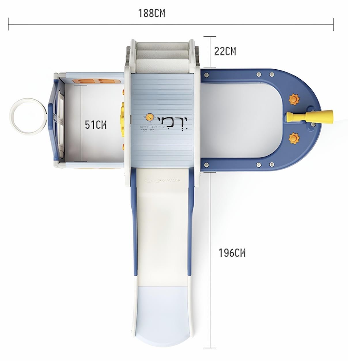 מתקן ספינה טיפוס וגלישה לחצר