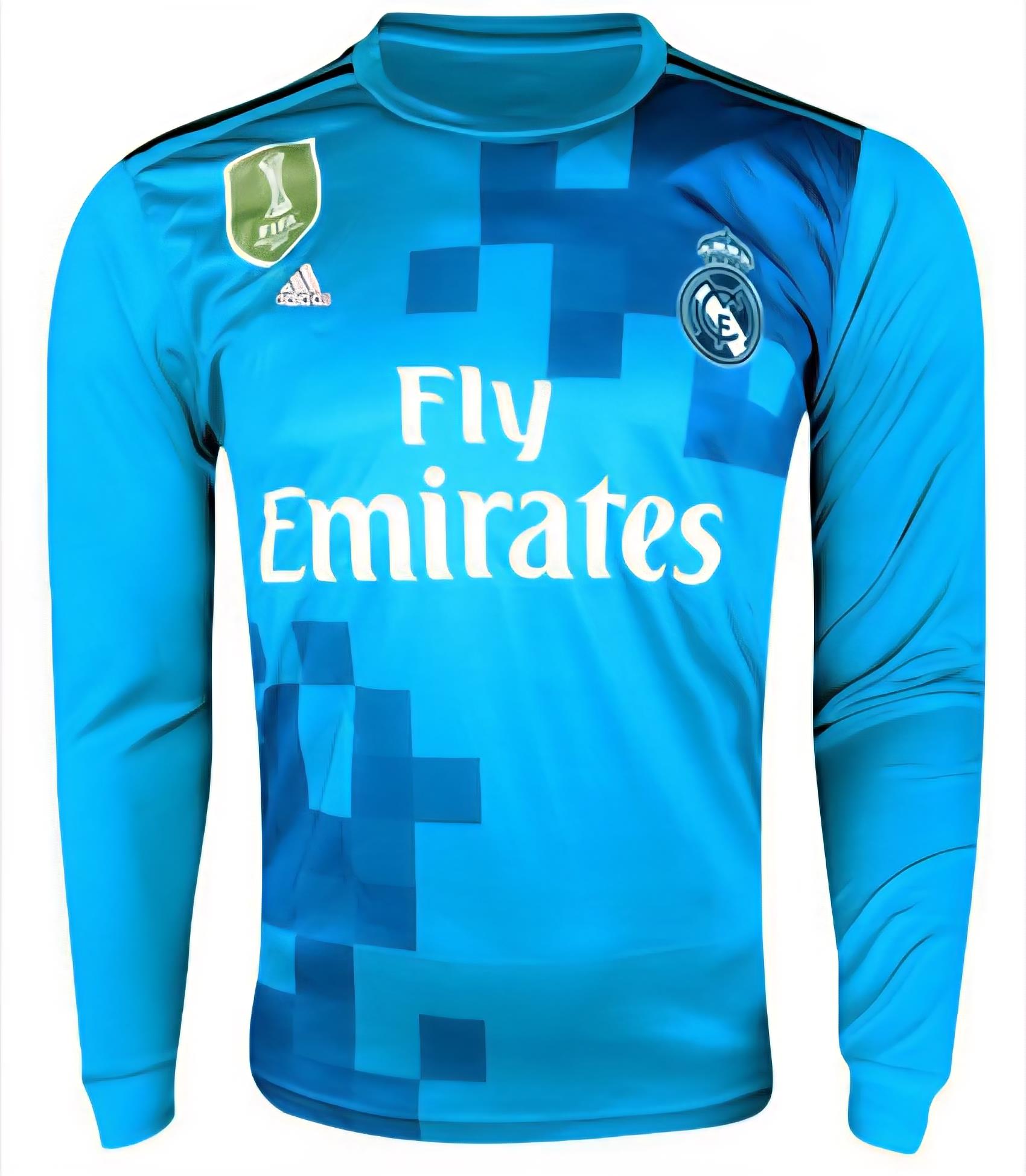 חולצת ילדים ארוכה ריאל מדריד שלישית 2017/18