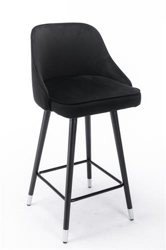 כסא בר מעוצב דגם דנה צבע שחור