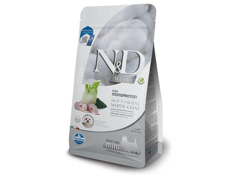 N&D כלב לבן בוגר גזע קטן 2 קג Natural&Delicious