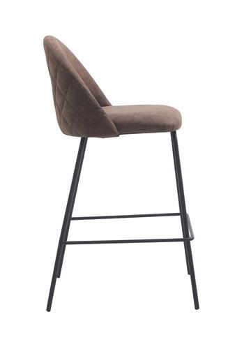 כסא בר מעוצב דגם דנמרק דמוי עור חום כסא בר מעוצב דגם דנמרק דמוי עור חום