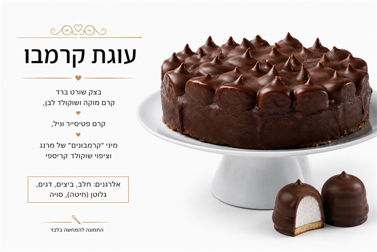 עוגת קרמבו - חלבי