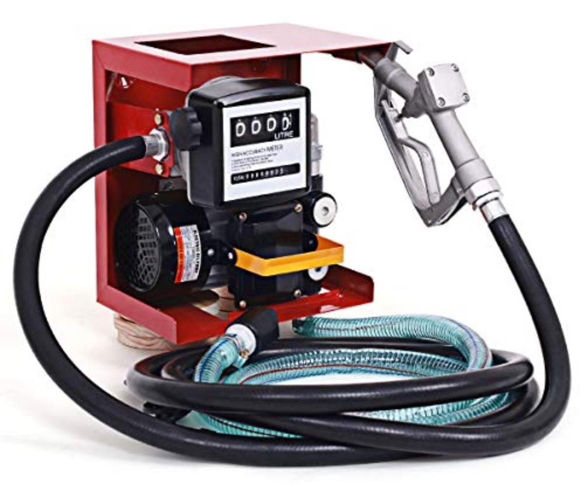 משאבת סולר תחנת תדלוק סולר ניידת 80 ליטר לדקה סט מושלם 12 וולט משאבת סולר תחנת תדלוק סולר ניידת 80 ליטר לדקה סט מושלם 12 וולט