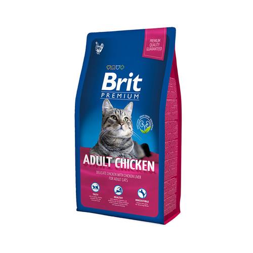 8594031445302 מזון יבש לחתולים מבוגרים בטעם עוףותירס 8 ק"ג Brit
