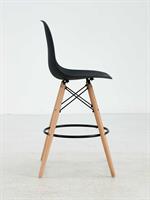 כסא בר מעוצב דגם ליאן צבע שחור