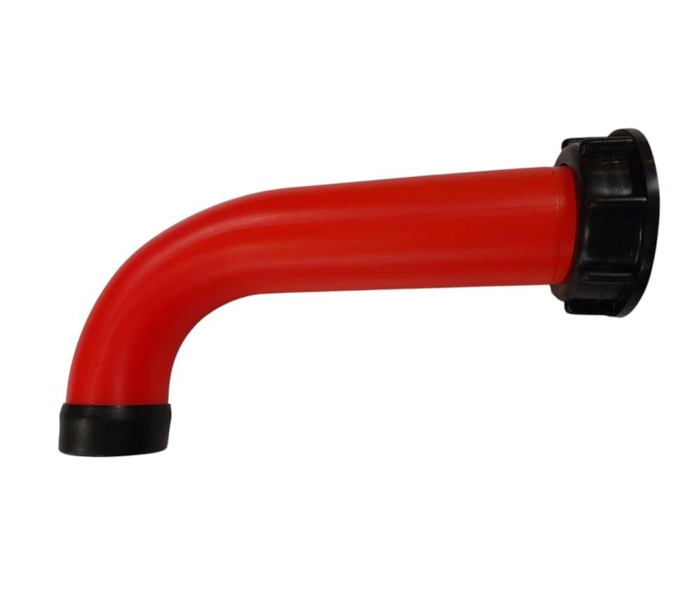 משפך למיכל קוביה IBC הברגה 2 צול צינור משפך עם זווית כלפי מטה קמפינג לייף