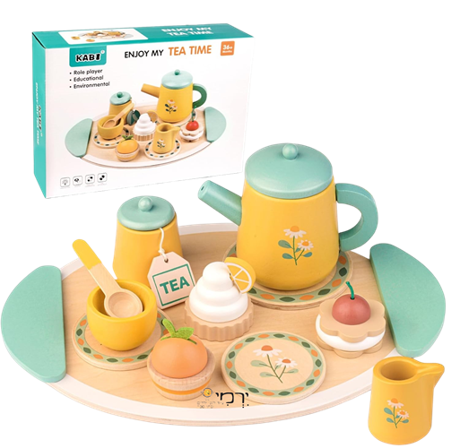 סט תה איכותי מעץ