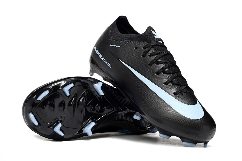 נעלי כדורגל ילדים Nike Air Zoom Mercurial Elite XI שחור תכלת