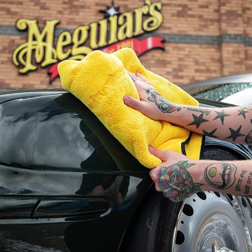 מגבת ייבוש ענקית לרכב (אקסטרה לארג') - DRYING TOWEL XL מבית MEGUIAR'S | גודל 85X55 ס"מ