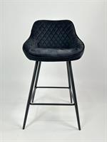 כסא בר מעוצב דגם אמילי צבע שחור