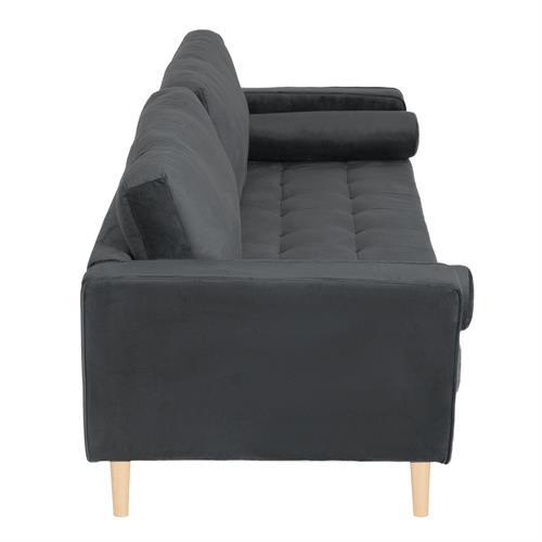 ספה תלת מושבית דגם סונטה צבע אפור*אחרון מתצוגה*