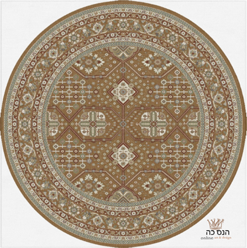 שטיח וינטג" עגול דגם  אדלינה 05