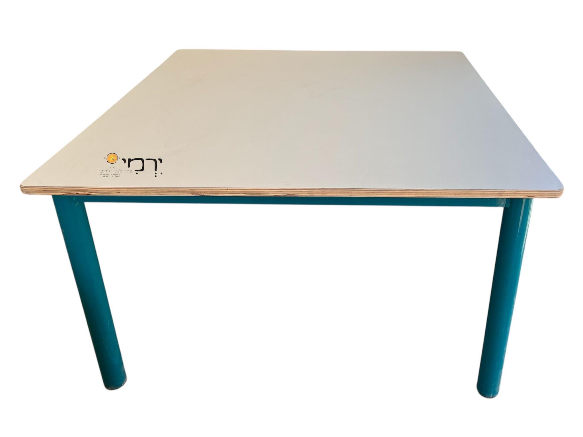 שולחן גן רגל מתכת - 8 ילדים