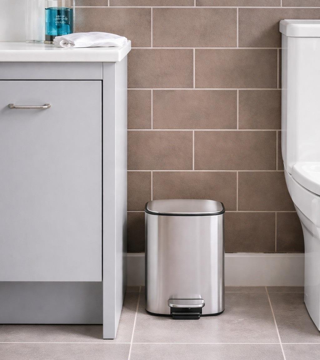 סט פחי נירוסטה   30 ו 3 ליטר עם דלי פנימי נשלף דגם SRT-06690 מבית honey can do