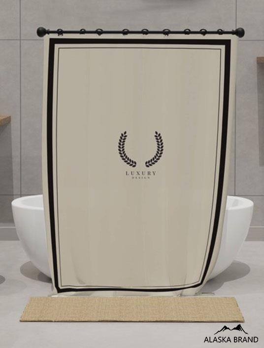 וילון אמבטיה איכותי דגם - Luxury