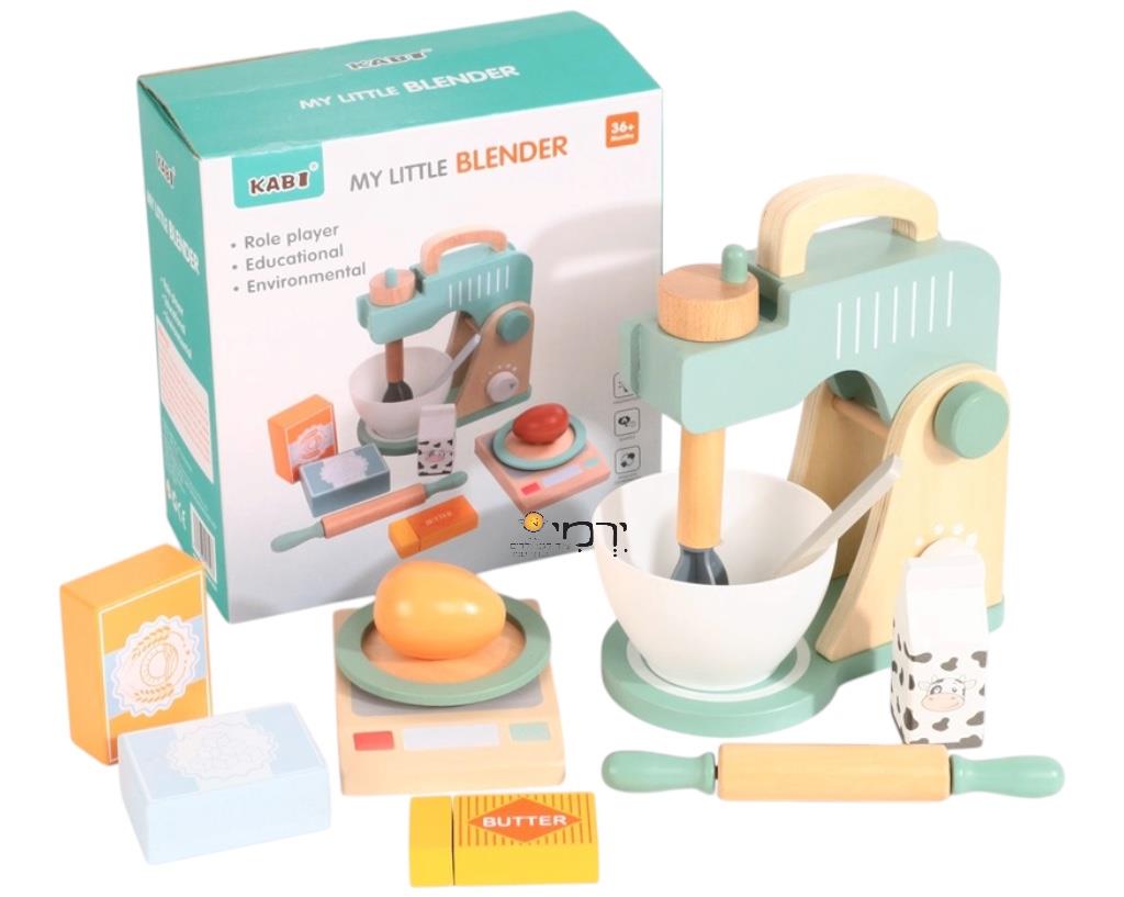 בלנדר + אביזרים מעץ