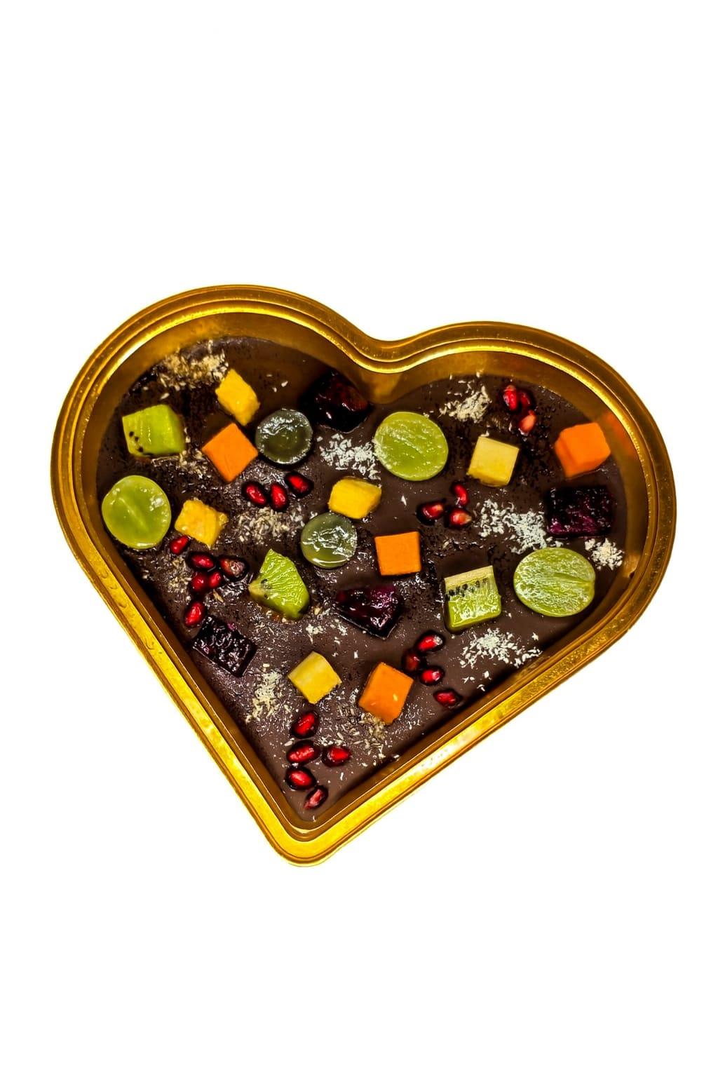 לב אהבת השוקולד 🍫 פירות לב אהבת השוקולד 🍫 פירות