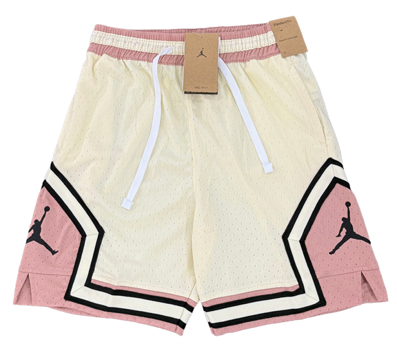 מכנסי אייר ג'ורדן Air Jordan לבן ורוד