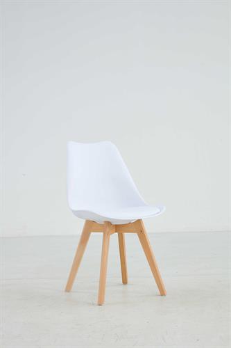 כסא לפינת אוכל מעוצב דגם מנהטן צבע לבן