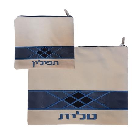 שקית לטלית ותפילין - דגם מעוין