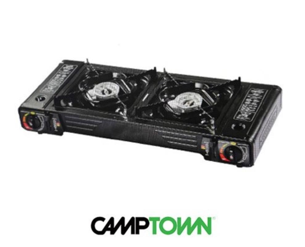 כיריים כירת גז כפולים ניידים מבית Camptown קמפינג לייף כיריים כירת גז כפולים ניידים מבית Camptown קמפינג לייף