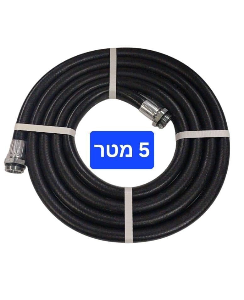 צינור דלק סולר או בנזין 5 מטר עם קצוות הברגה 1 צול BSP צינור עמיד בלחץ קמפינג לייף