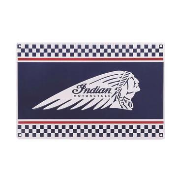 שלט פח שחמט - CHECKERED HEADDRESS SIGN