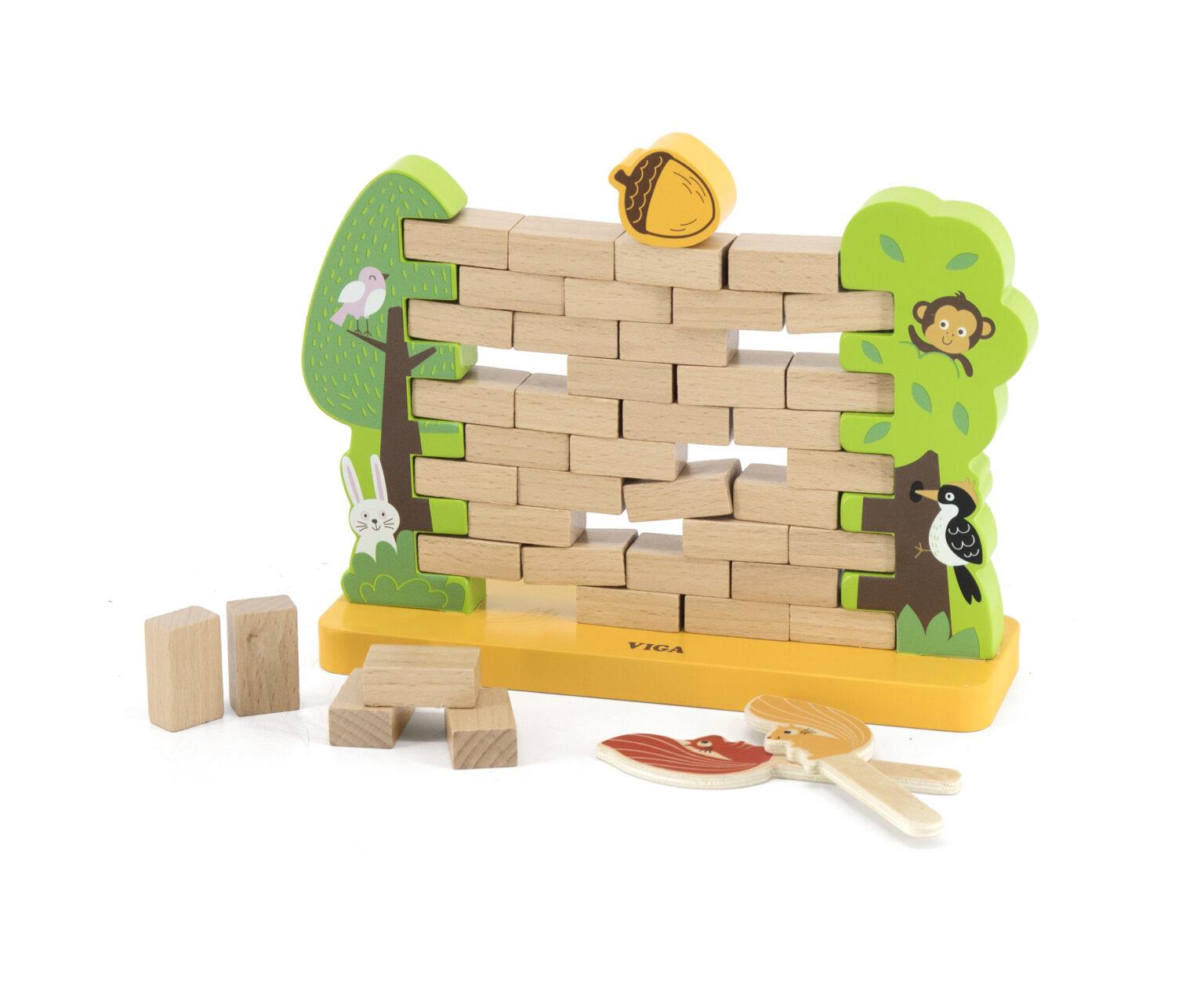 אל תפיל את האגוז משחק עץ איכותי