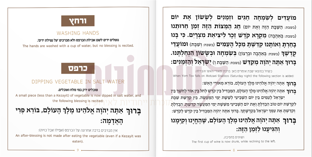 הגדה של פסח - אומנותית - עברית אנגלית הגדה של פסח - אומנותית - עברית אנגלית