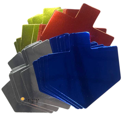 חיתוכי בריסטול מטאלי - דגם סביבון