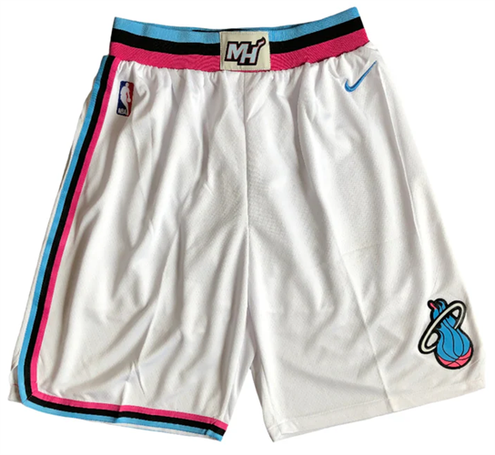 מכנס מיאמי היט NBA Miami לבן