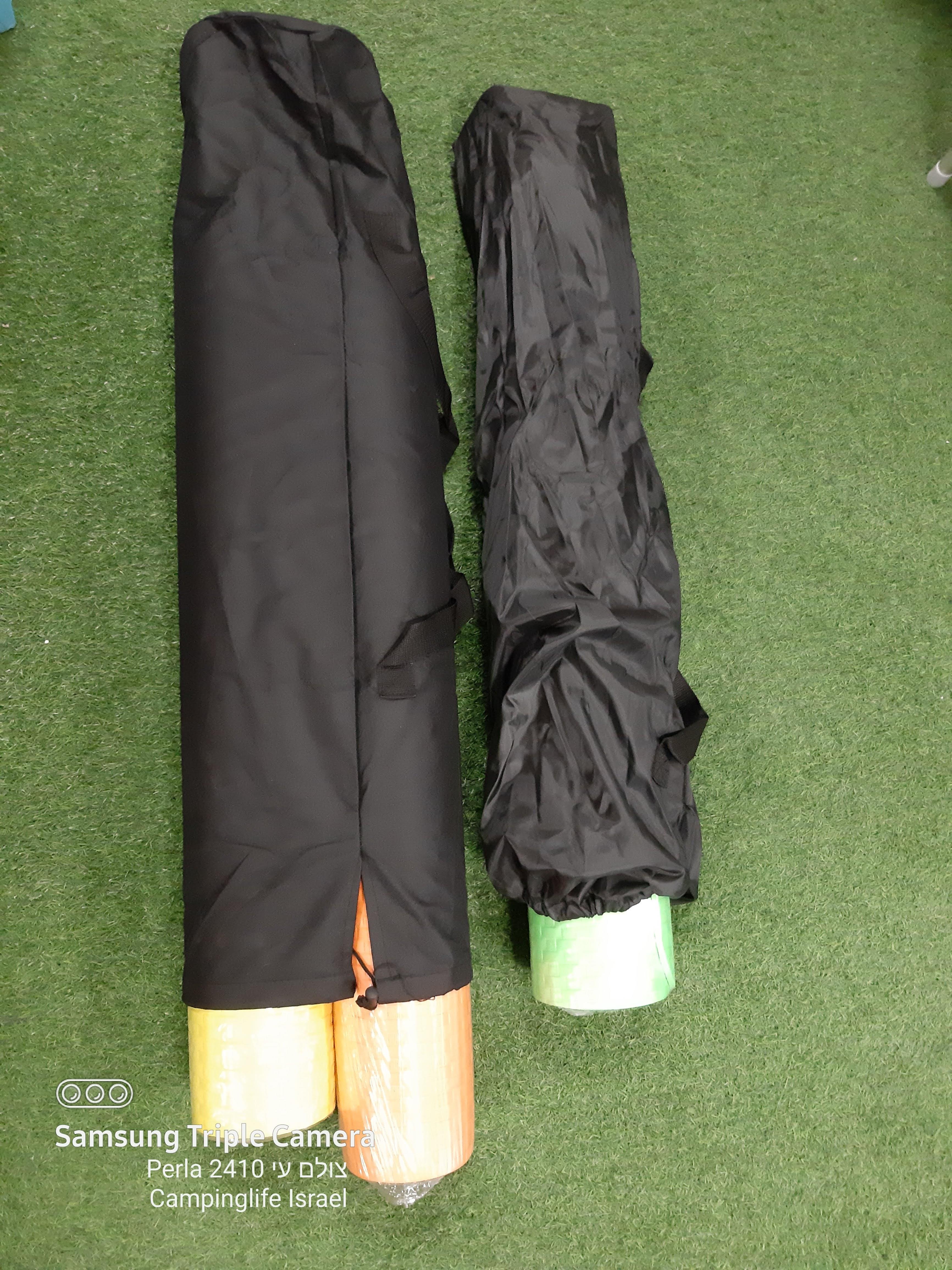 תיק נשיאה ואכסון 2 יחידות מזרן שטיח יוגה אורך 1.83 מטר רוחב 61 סמ' לפילאטיס והתעמלות כללית