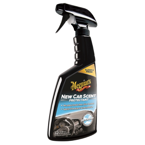 ספריי מבריק ומגן סקאי בריח ''רכב חדש'' - NEW CAR SCENT PROTECTANT מבית MEGUIAR'S | תכולה 473 מ"ל