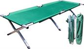 FOLDING BED FOR SLEEPING IS SUITABLE FOR REFUGEES DURING THE WAR