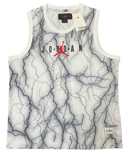 גופיית אייר ג'ורדן Air Jordan אפור לבן