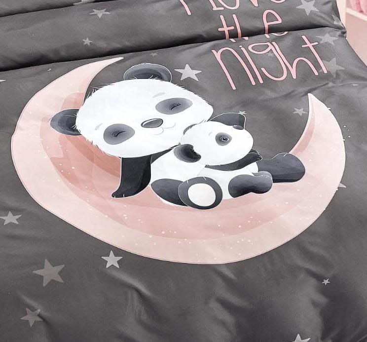 סט מצעים מותגים יחיד 100% אל קמט! דגם PANDA פנדה *2 ב159 ש"ח!*