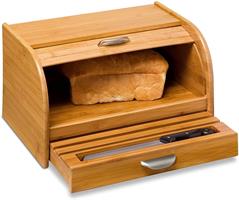 ארגז לחם מבמבוק לשמירת טריות הלחם מבית honey can do ארה"ב דגם kch-01081