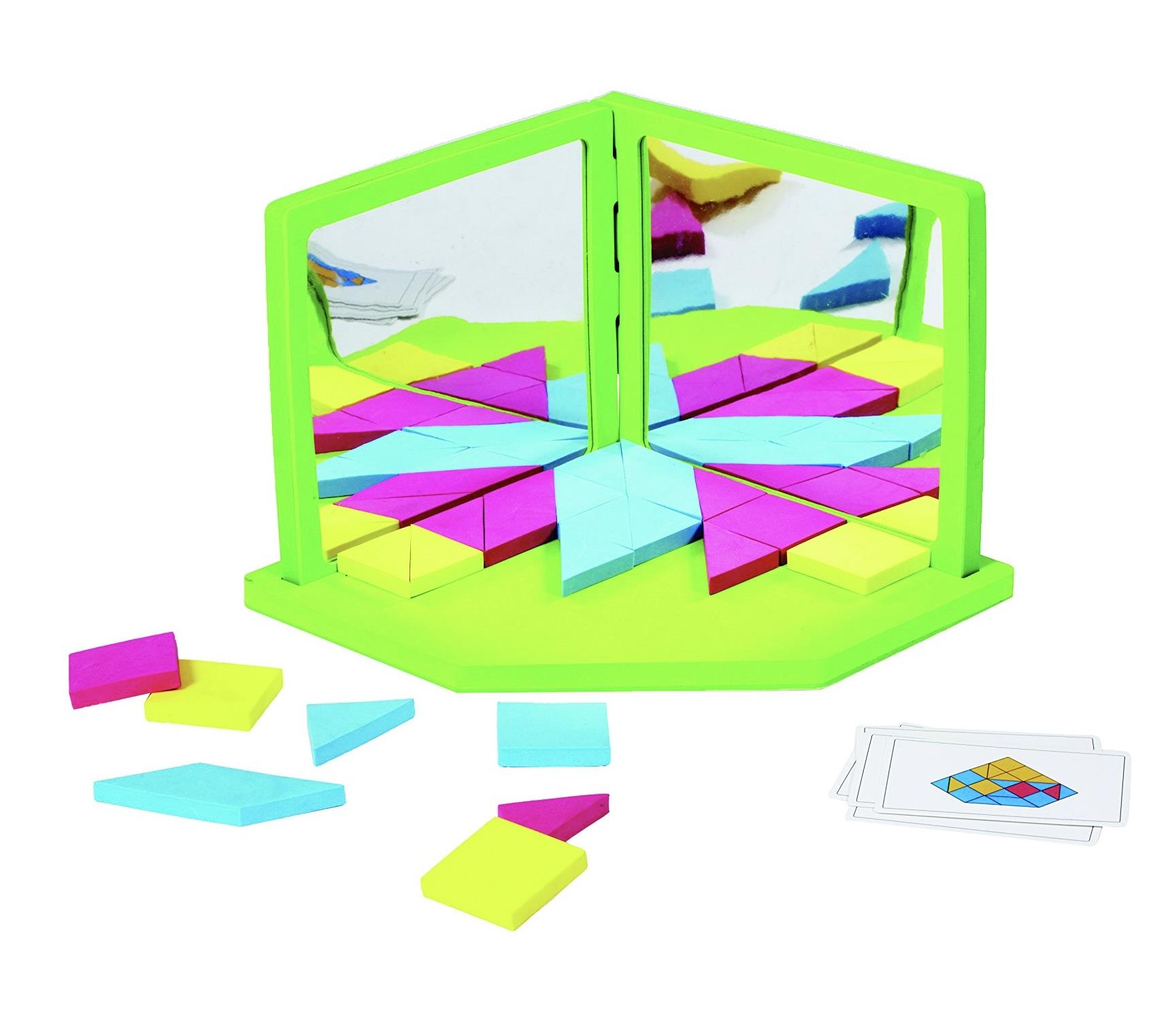 משחק מראתיים צורות הנדסיות ודגמים