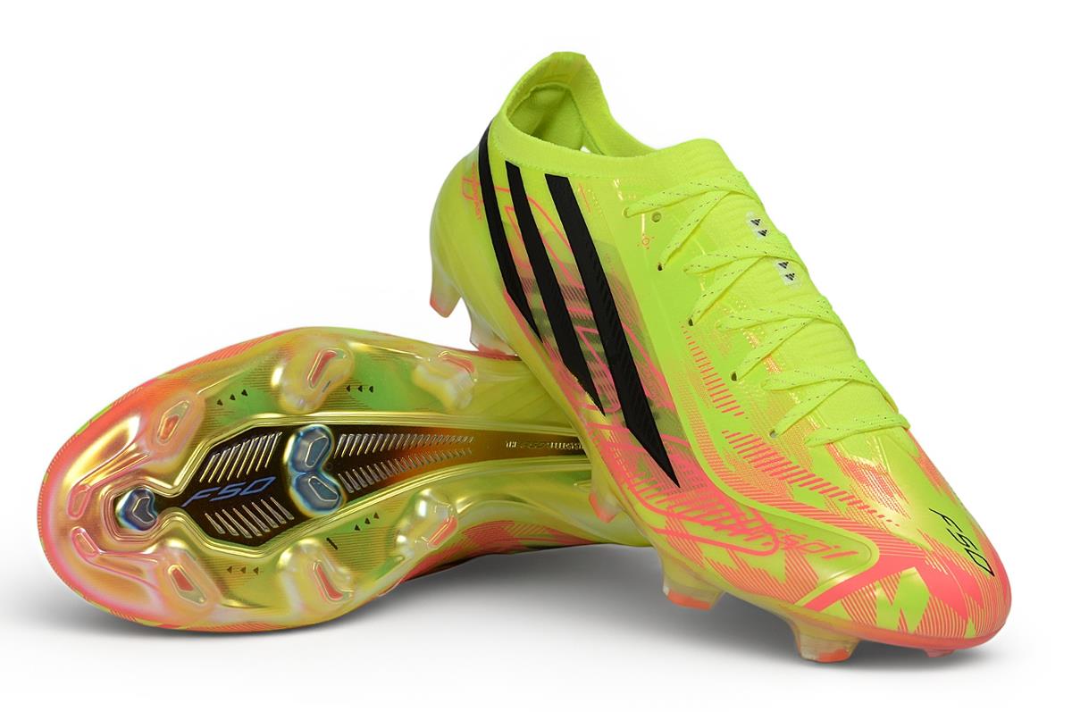 נעלי כדורגל אדידס Adidas F50 Elite צהוב ורוד