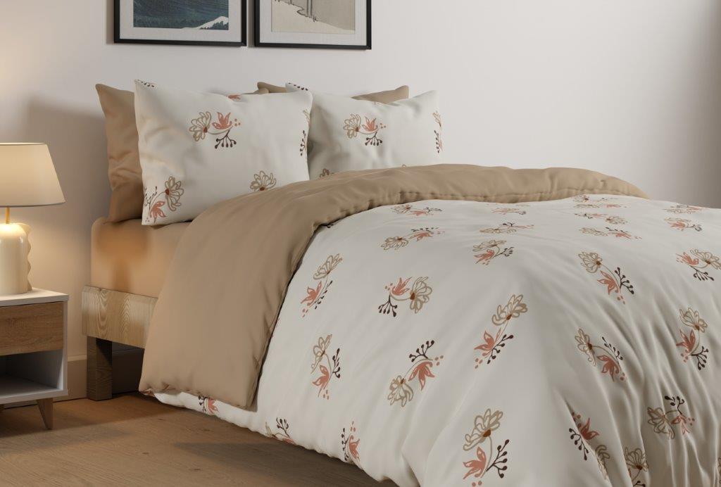 סט מצעים זוגי 100% כותנה דגם - עמית