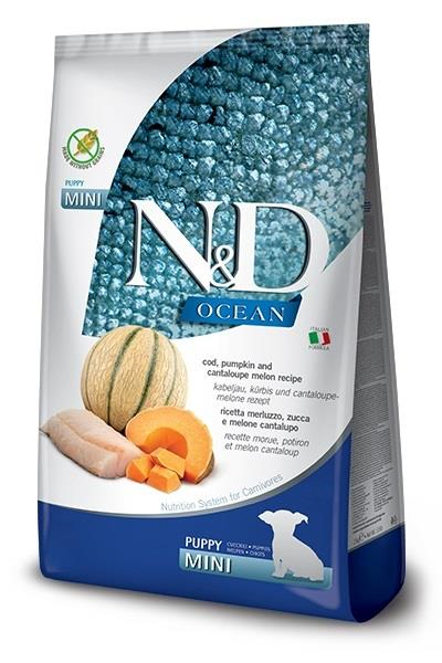 ND אושן דלעת מלון גורים מיני 7 קג Natural&Delicious