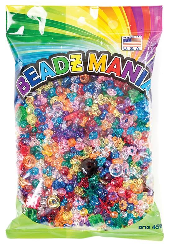 חרוזים מגוון צורות בשקית