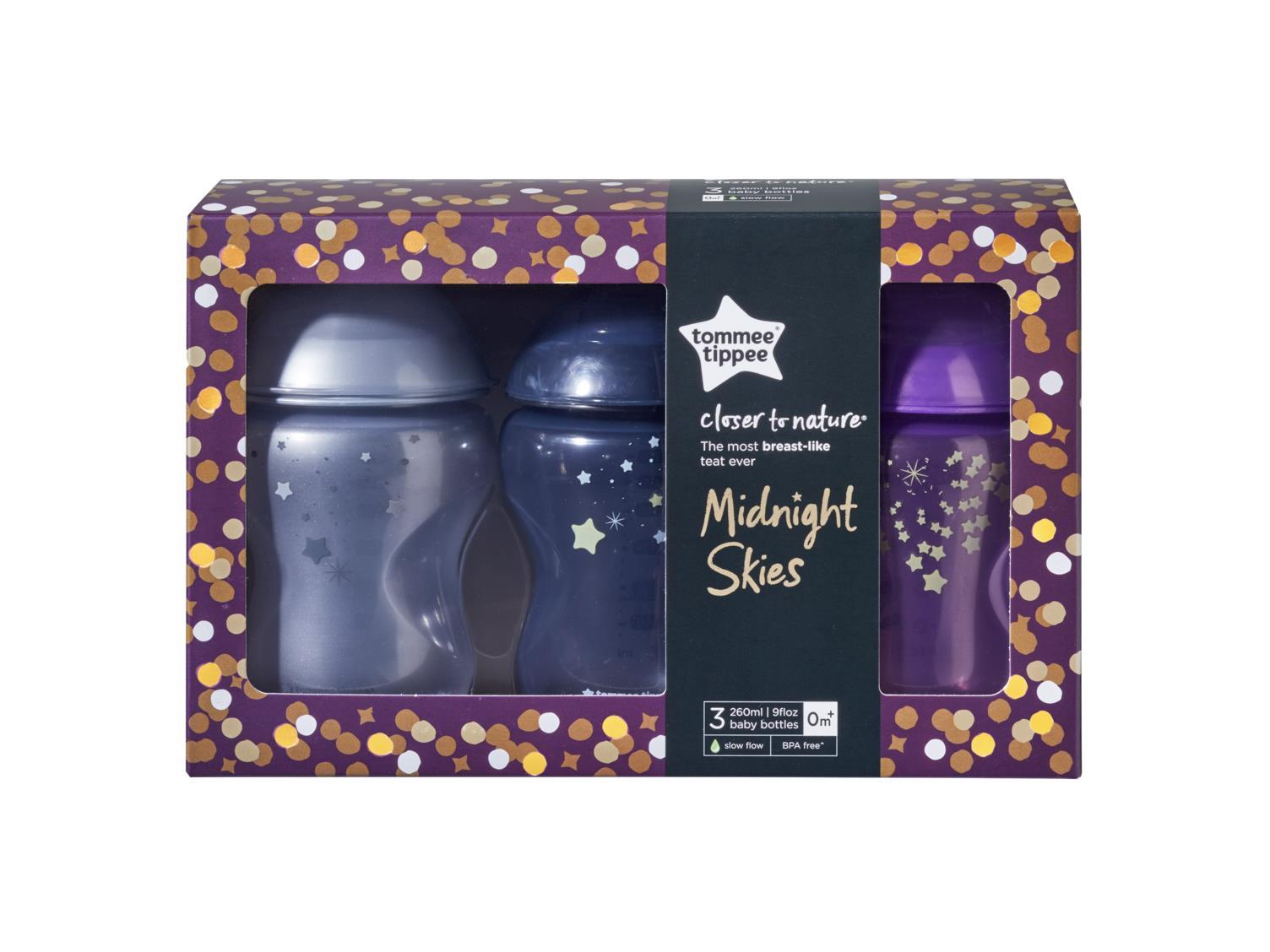 שלישיית בקבוקי 260 מ"ל לילה מסדרת הכי טבעי כמו אמא