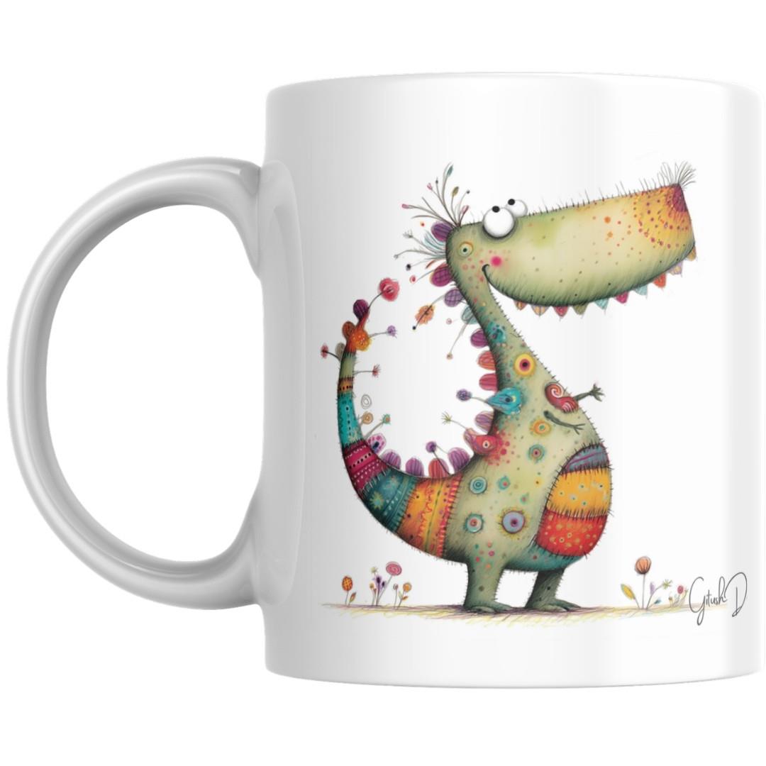 ספל דינו צבעוני – Too Colorful to Be Average