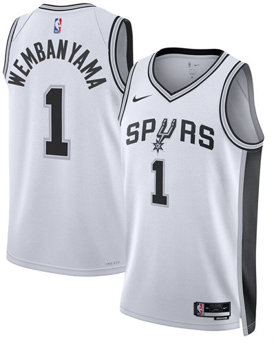 גופיית ויקטור ומבניאמה לבנה NBA