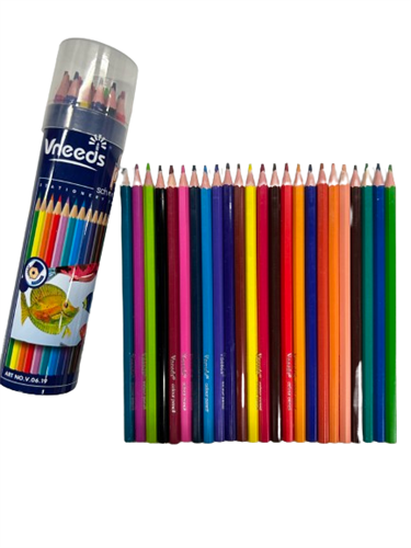 צבעי עיפרון בכוס 24 יחידות