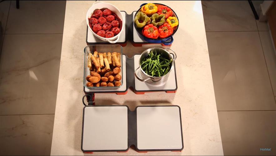 HotMat 2DISH CONNECT-GRAY. 3 SET BUNDLE