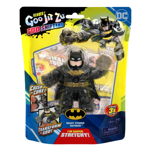 גו ג'יט זו  X דיסי DC - בובה נמתחת - סטרץ'  Goo Shifters גיבורי על באטמן- Goo Jit Zu