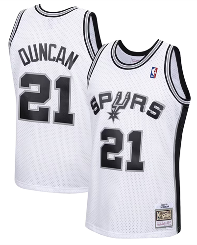 גופיית דאנקן ספורס לבנה NBA