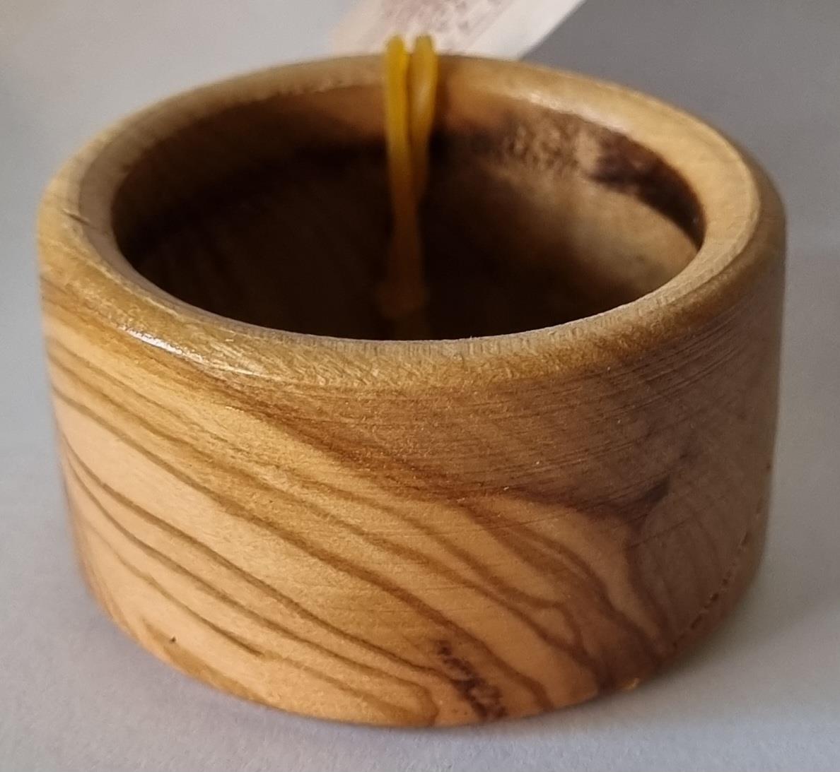 חבק לטלית חרוט מעץ זית